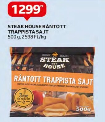 Auchan STEAK HOUSE RÁNTOTT TRAPPISTA SAJT 500 g ajánlat