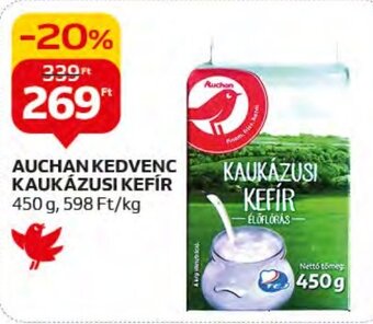 Auchan AUCHAN KEDVENC KAUKÁZUSI KEFÍR 450 g ajánlat