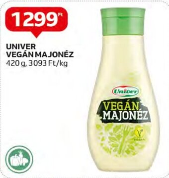Auchan UNIVER VEGÁN MAJONÉZ 420 g ajánlat
