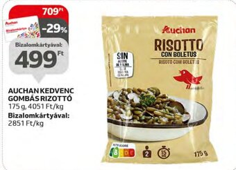 Auchan AUCHAN KEDVENC GOMBÁSRIZOTTÓ 175 g ajánlat