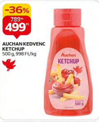 Auchan AUCHAN KEDVENC KETCHUP 500 g ajánlat