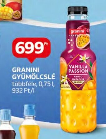 Auchan GRANINI GYÜMÖLCSLÉ 0,75 l ajánlat