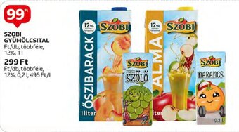 Auchan SZOBI GYÜMÖLCSITAL 1 l ajánlat
