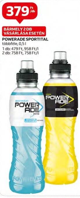 Auchan POWERADE SPORTITAL 0,5 l ajánlat