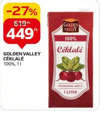Auchan GOLDEN VALLEY CÉKLALÉ 1 l ajánlat