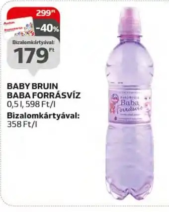 Auchan BABY BRUIN BABA FORRÁSVÍZ 0,5 l ajánlat
