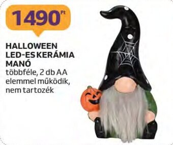 Auchan HALLOWEEN LED-ES KERÁMIA MANÓ 2 db ajánlat
