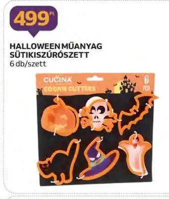 Auchan HALLOWEEN MŰANYAG SÜTIKISZÚRÓSZETT 6 db ajánlat