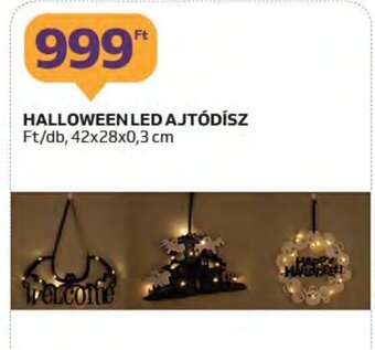 Auchan HALLOWEEN LED AJTÓDÍSZ 1 db ajánlat