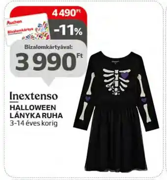 Auchan Inextenso HALLOWEEN LÁNYKA RUHA 1 db ajánlat