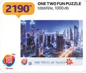 Auchan ONE TWO FUN PUZZLE 1000 db ajánlat