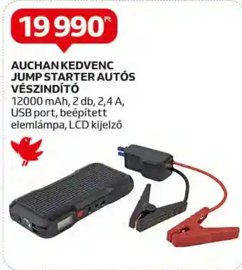 Auchan AUCHAN KEDVENC JUMP STARTER AUTÓS VÉSZINDÍTÓ 2 db ajánlat