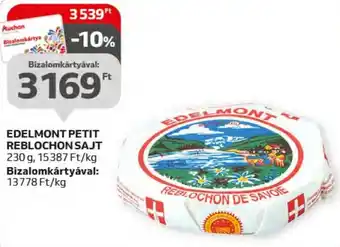 Auchan EDELMONT PETIT REBLOCHON SAJT 230 g ajánlat