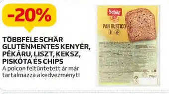 TÖBBFÉLE SCHÄR GLUTÉNMENTES KENYÉR stb.