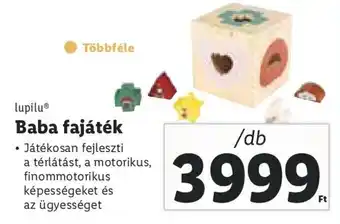 Lidl lupilu Baba fajáték 1 db ajánlat
