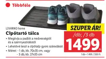 LIVARNO home Cipőtartó tálca 1 / 3 db