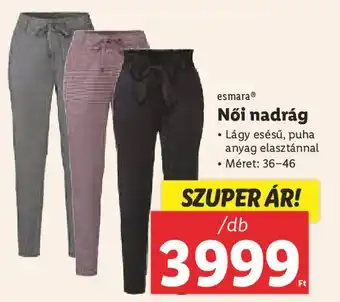 Lidl esmara® Női nadrág 36-46 ajánlat