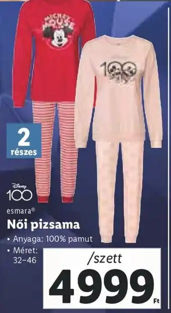 Lidl Női pizsama 32-46 ajánlat