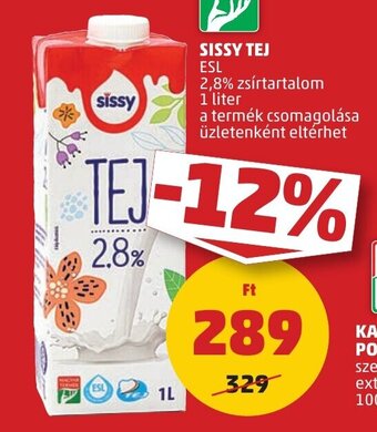 PENNY SISSY TEJ 1 l ajánlat