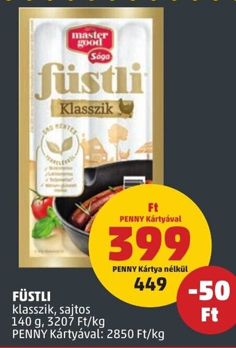 PENNY FÜSTLI 140 g ajánlat