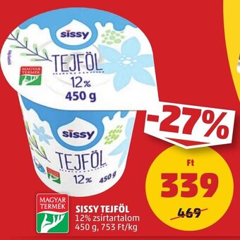 PENNY SISSY TEJFÖL 450 g ajánlat