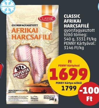 PENNY CLASSIC AFRIKAI HARCSAFILÉ 540 g ajánlat