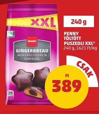 PENNY PENNY TÖLTÖTT PUSZEDLI XXL 240 g ajánlat