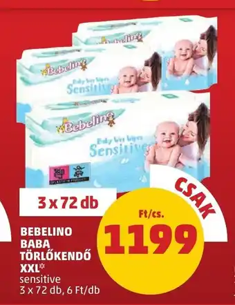 PENNY BEBELINO BABA TÖRLŐKENDŐ XXL 3 x 72 db ajánlat