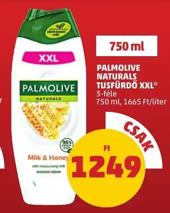 PENNY PALMOLIVE NATURALS TUSFÜRDŐ XXL 750 ml ajánlat