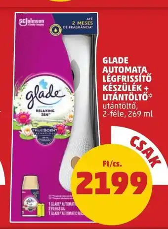 PENNY GLADE AUTOMATA LÉGFRISSÍTŐ KÉSZÜLÉK stb. 269 ml ajánlat