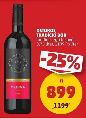 PENNY OSTOROS TRADÍCIÓ BOR 0,75 l ajánlat