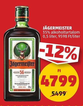 PENNY JÄGERMEISTER 0,5 l ajánlat