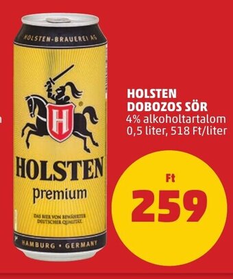 PENNY HOLSTEN DOBOZOS SÖR 0,5 l ajánlat