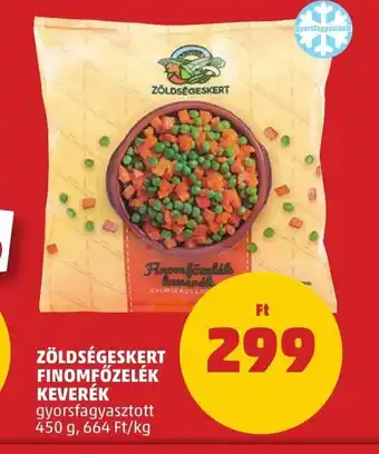 PENNY ZÖLDSÉGESKERT FINOMFÖZELÉK KEVERÉK 450 ajánlat