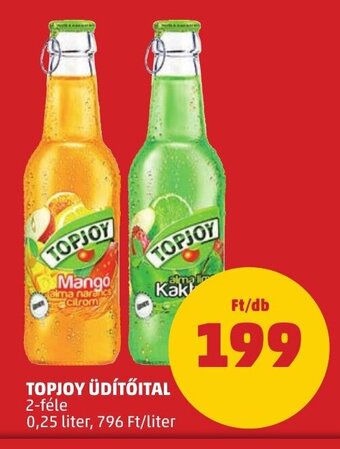 PENNY TOPJOY ÜDÍTŐITAL 0,25 l ajánlat