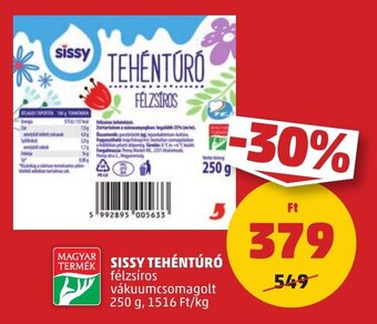 PENNY SISSY TEHÉNTÚRÓ 250 g ajánlat