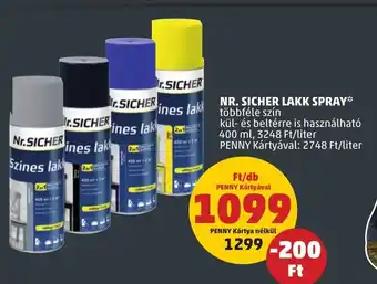 PENNY NR. SICHER LAKK SPRAY 400 ml ajánlat