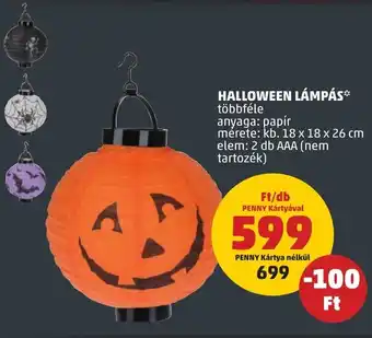 HALLOWEEN LÁMPÁS 1 db