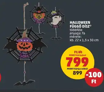 PENNY HALLOWEEN FÜGGŐ DÍSZ 1 db ajánlat