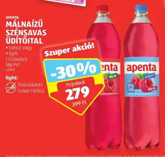 APENTA MÁLNAÍZŰ SZÉNSAVAS ÜDÍTŐITAL 1,5 l
