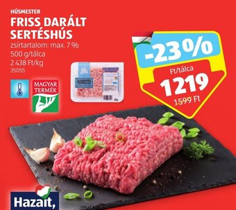 ALDI HÚSMESTER FRISS DARÁLT SERTÉSHÚS 500 g ajánlat