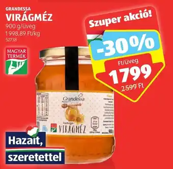 ALDI GRANDESSA VIRÁGMÉZ 900 g ajánlat