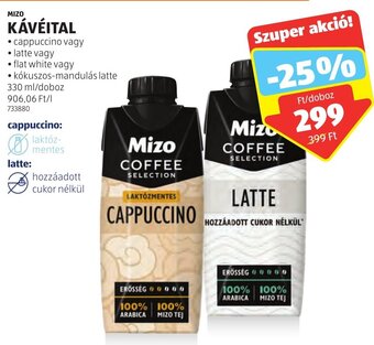 ALDI MIZO KÁVÉITAL 330 ml ajánlat