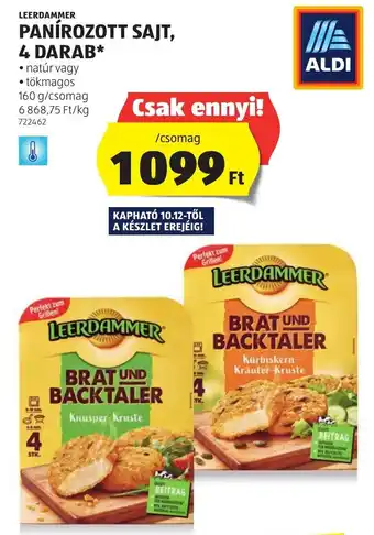 ALDI LEERDAMMER PANÍROZOTT SAJT 4 db ajánlat