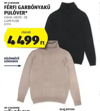 ALDI UP 2 FASHION FÉRFI GARBÓNYAKÚ PULÓVER 1 db ajánlat