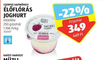 ALDI CSERPES SAJTMŰHELY ÉLŐFLÓRÁS JOGHURT 250 g ajánlat
