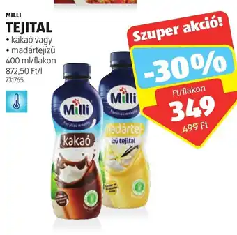 ALDI MILLI TEJITAL 400 ml ajánlat