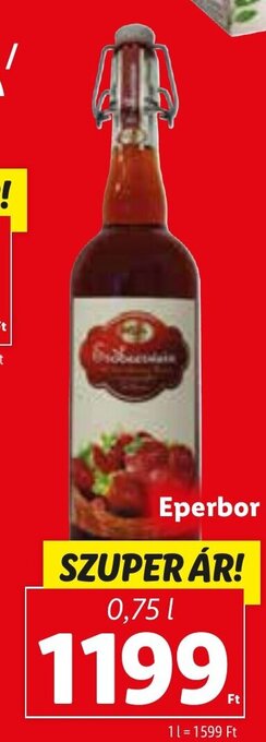 Lidl Eperbor 0,75 l ajánlat