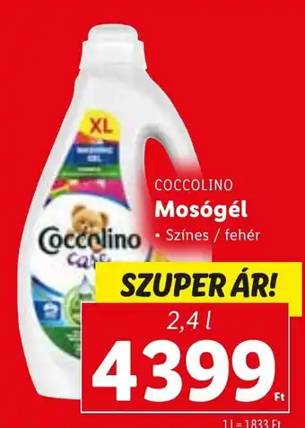 Lidl COCCOLINO Mosógél 2,4 l ajánlat