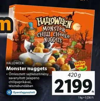 Lidl HALLOWEEN Monster nuggets 420 g ajánlat